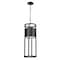Z-Lite Luca Outdoor Chain Mount Ceiling Fixture, 1-Light, 9.25 In.W x 24 In.H, Black/Etched 517CHB-BK-LED - alternate 4